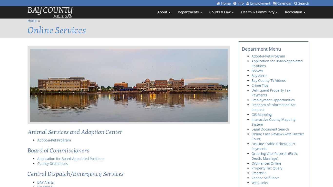 Online Services - Bay County, Michigan